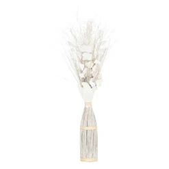 ATMOSPHERA Fagot De Fleurs Et Tiges Séchées Blanc Et Naturel D. 40 X H. 150 Cm -Pas Cher Verloisia Magasin 057c2b82e1857978